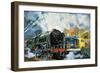 Evening Star, the Last Steam Locomotive and the New Diesel-Electric Deltic-Harry Green-Framed Premium Giclee Print