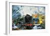 Evening Star, the Last Steam Locomotive and the New Diesel-Electric Deltic-Harry Green-Framed Premium Giclee Print