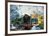 Evening Star, the Last Steam Locomotive and the New Diesel-Electric Deltic-Harry Green-Framed Giclee Print