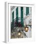 Evening Street Scene, Fiskardo, Kefalonia, Ionian Islands, Greece-Walter Bibikow-Framed Photographic Print