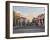 Evening street scene, Oaxaca, Mexico, North America-Melissa Kuhnell-Framed Photographic Print