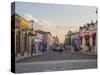 Evening street scene, Oaxaca, Mexico, North America-Melissa Kuhnell-Stretched Canvas