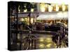 Evening Street Scene with Bicycles, Paris, France-Michele Molinari-Stretched Canvas