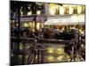 Evening Street Scene with Bicycles, Paris, France-Michele Molinari-Mounted Photographic Print