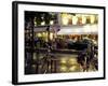 Evening Street Scene with Bicycles, Paris, France-Michele Molinari-Framed Photographic Print