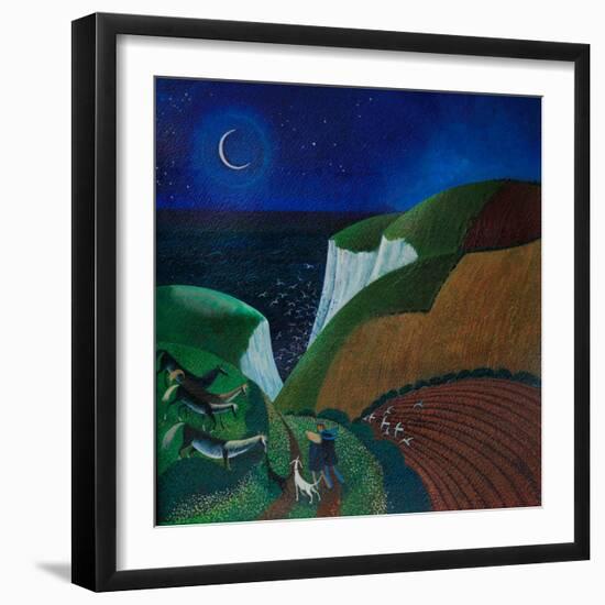 Evening Stroll, 2013-Lisa Graa Jensen-Framed Giclee Print