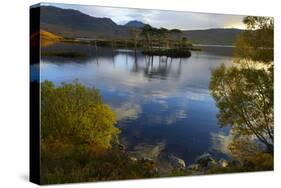 Evening Sunlight, Loch Assynt, National Nature Reserve, Sutherland, Highlands, Scotland, UK-Peter Richardson-Stretched Canvas