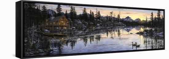 Evening Sunset-Jeff Tift-Framed Stretched Canvas