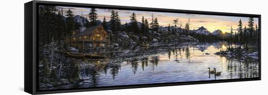 Evening Sunset-Jeff Tift-Framed Stretched Canvas