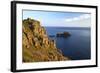 Evening Sunshine on Cliffs, Lands End, Cornwall, England, United Kingdom, Europe-Peter Barritt-Framed Photographic Print