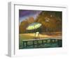 Evening Swim I-null-Framed Art Print