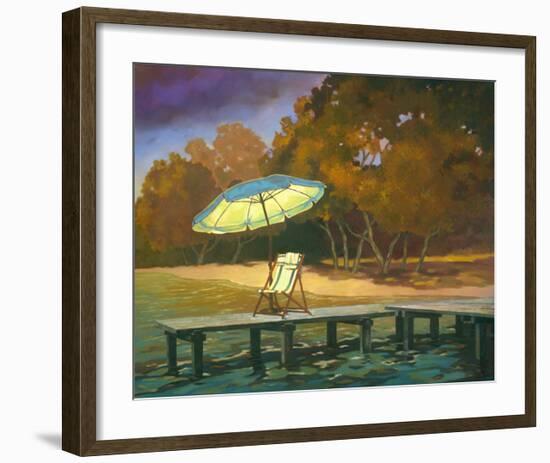 Evening Swim I-null-Framed Art Print