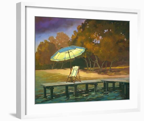 Evening Swim I-null-Framed Art Print