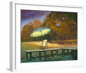 Evening Swim I-null-Framed Art Print