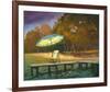 Evening Swim I-null-Framed Art Print