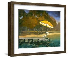 Evening Swim II-null-Framed Art Print