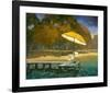 Evening Swim II-null-Framed Art Print