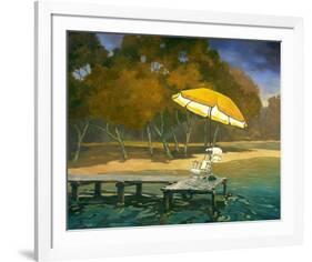 Evening Swim II-null-Framed Art Print