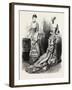Evening Toilette Front and Back, Fashion, 1882-null-Framed Giclee Print