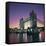 Evening, Tower Bridge and River Thames, London-Roy Rainford-Framed Stretched Canvas