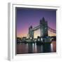 Evening, Tower Bridge and River Thames, London-Roy Rainford-Framed Photographic Print