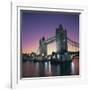 Evening, Tower Bridge and River Thames, London-Roy Rainford-Framed Photographic Print