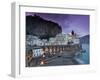 Evening Town View, Atrani, Campania, Italy-Walter Bibikow-Framed Photographic Print