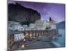 Evening Town View, Atrani, Campania, Italy-Walter Bibikow-Mounted Photographic Print