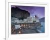 Evening Town View, Atrani, Campania, Italy-Walter Bibikow-Framed Photographic Print