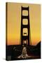 Evening Traffic and Golden Gate Bridge-Darrell Gulin-Stretched Canvas