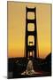 Evening Traffic and Golden Gate Bridge-Darrell Gulin-Mounted Premium Photographic Print