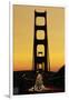 Evening Traffic and Golden Gate Bridge-Darrell Gulin-Framed Premium Photographic Print