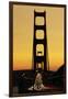 Evening Traffic and Golden Gate Bridge-Darrell Gulin-Framed Premium Photographic Print