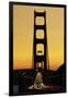 Evening Traffic and Golden Gate Bridge-Darrell Gulin-Framed Premium Photographic Print