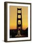 Evening Traffic and Golden Gate Bridge-Darrell Gulin-Framed Photographic Print