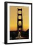 Evening Traffic and Golden Gate Bridge-Darrell Gulin-Framed Photographic Print