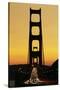 Evening Traffic and Golden Gate Bridge-Darrell Gulin-Stretched Canvas