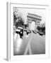 Evening Traffic on Champs Elysees, Paris, France-Walter Bibikow-Framed Photographic Print