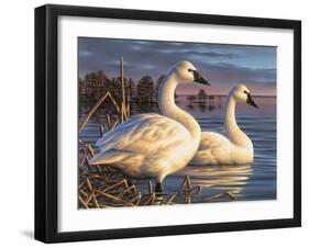 Evening Tundras-Chuck Black-Framed Giclee Print