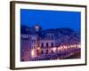 Evening View from the Grand Hotel, Ortygia Island, Syracuse, Sicily, Italy-Walter Bibikow-Framed Photographic Print