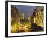 Evening View from Trafalgar Square Down Whitehall with Big Ben in the Background, London, England-Roy Rainford-Framed Photographic Print