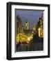 Evening View from Trafalgar Square Down Whitehall with Big Ben in the Background, London, England-Roy Rainford-Framed Photographic Print