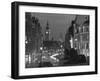 Evening View from Trafalgar Square Down Whitehall with Big Ben in the Background, London, England-Roy Rainford-Framed Photographic Print