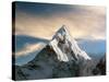 Evening View of Ama Dablam with Beautiful Clouds on the Way to Everest Base Camp - Nepal-Daniel Prudek-Stretched Canvas