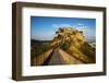 Evening View of Civilta Di Bagnoregio and the Long Bridge-Terry Eggers-Framed Photographic Print