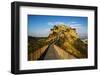 Evening View of Civilta Di Bagnoregio and the Long Bridge-Terry Eggers-Framed Photographic Print