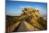 Evening View of Civilta Di Bagnoregio and the Long Bridge-Terry Eggers-Mounted Photographic Print