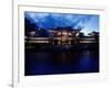 Evening View of Houou-Do Pavillion of Byodo-In Temple, Uji, Kyoto, Japan-null-Framed Photographic Print