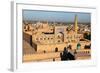 Evening View of Khiva (Chiva, Heva, Xiva, Chiwa, Khiveh) - Xorazm Province - Uzbekistan - Town on T-Daniel Prudek-Framed Photographic Print