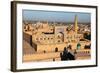 Evening View of Khiva (Chiva, Heva, Xiva, Chiwa, Khiveh) - Xorazm Province - Uzbekistan - Town on T-Daniel Prudek-Framed Photographic Print